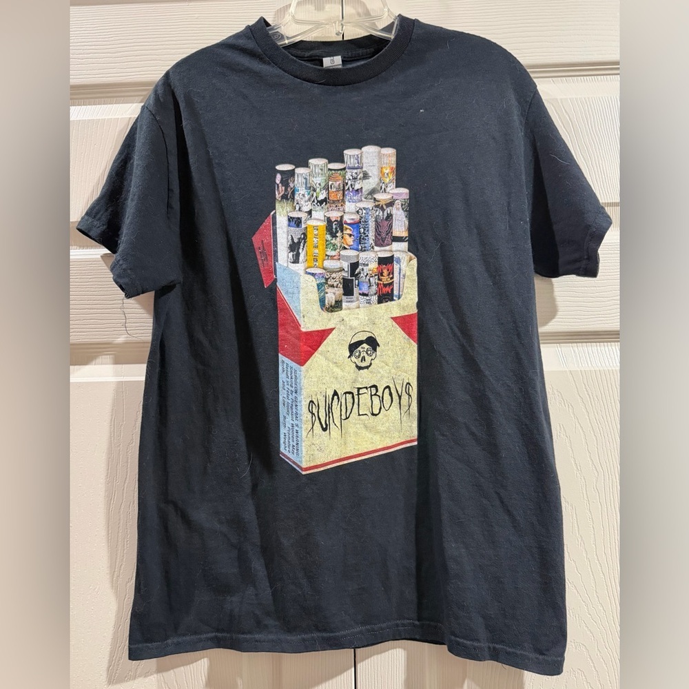 Suicide Boys Cigarette Album Graphic T-shirt Mens Black Brand Sz M